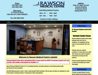 rawsonmedical.com.au screenshot