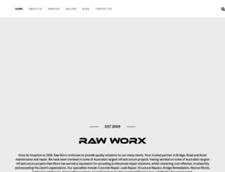 rawworx.com.au screenshot