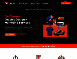 raxadesign.com screenshot