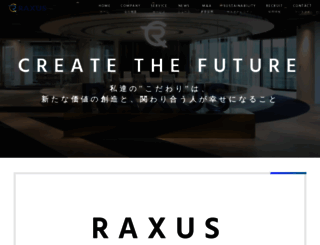 raxus-create.co.jp screenshot