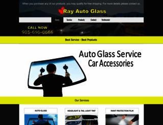 rayautoglass.com screenshot