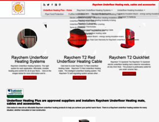 raychemunderfloorheating.co.uk screenshot