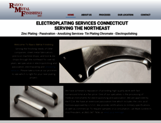 raycometalfinishing.com screenshot
