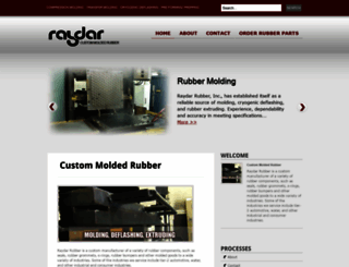 raydarrubber.com screenshot