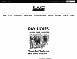 rayholesleathercare.com screenshot