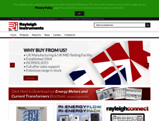 rayleigh.co.uk screenshot