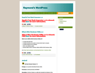 raylin.wordpress.com screenshot