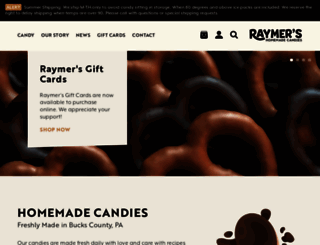 raymerscandies.com screenshot