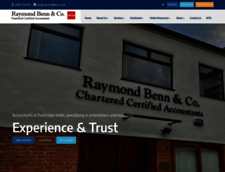 raymondbenn.co.uk screenshot