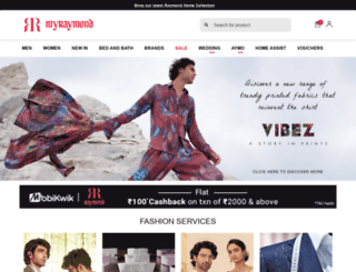 Shop for Raymond, Park Avenue, ColorPlus, Parx online on MyRaymond, Exclusive offers