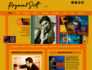 raymondscott.com screenshot