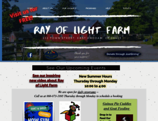 rayoflightfarm.org screenshot