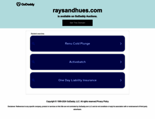 raysandhues.com screenshot