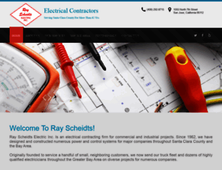 rayscheidtselectric.com screenshot