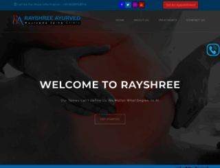 rayshreeayurveda.com screenshot