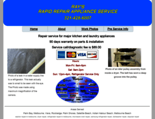 raysrapidrepair.com screenshot