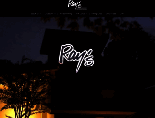raysrestaurants.com screenshot