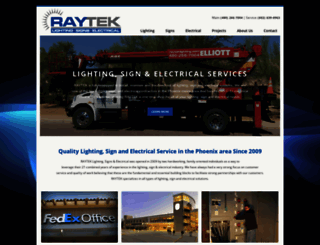 rayteklighting.com screenshot