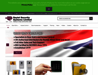 raytelsecurity.com screenshot