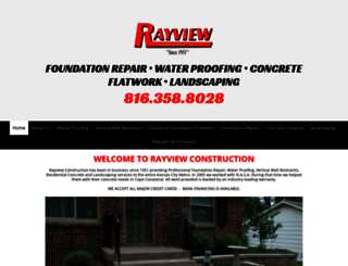 rayviewconstruction.com screenshot