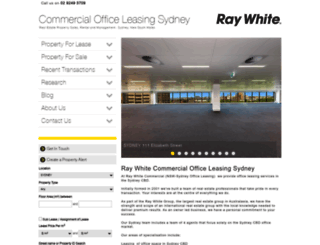 raywhitesydneyleasing.com.au screenshot