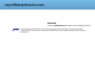 raywilliamjohnson.com screenshot