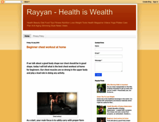 rayyan-health.blogspot.com screenshot