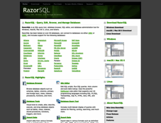 razorsql.com screenshot