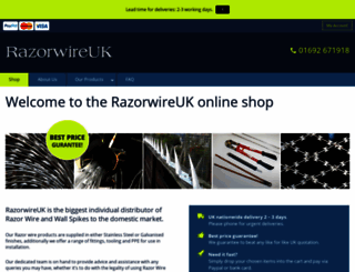 razorwireuk.com screenshot