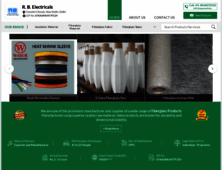 rbelectricals.co.in screenshot