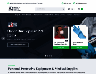 rbmedicalsupply.com screenshot