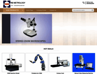 rbmetrology.com screenshot