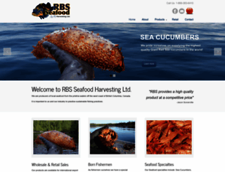 rbsseafoods.com screenshot