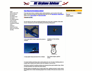 rc-airplane-advisor.com screenshot