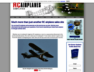 rc-airplanes-simplified.com screenshot