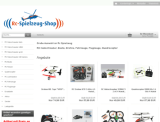 rc-spielzeug-shop.de screenshot