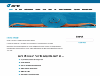 rc123.com screenshot