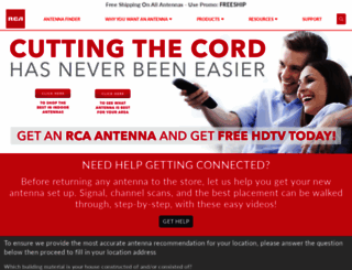 rcaantennas.net screenshot