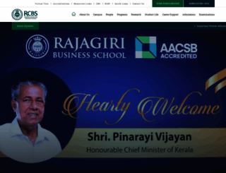 rcbs.rajagiri.edu screenshot