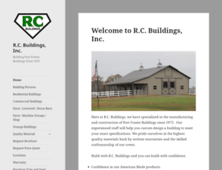 rcbuildings.com screenshot
