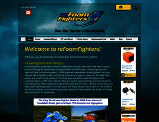 rcfoamfighters.com screenshot