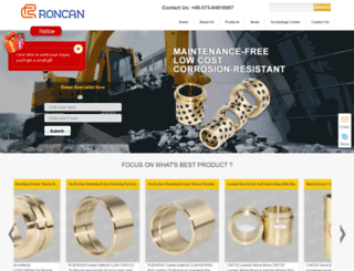 rcgleitlager.com screenshot