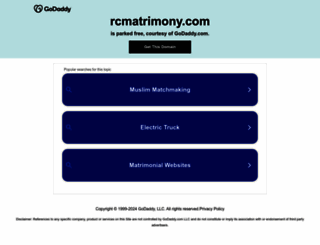 rcmatrimony.com screenshot