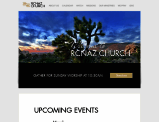 rcnazarene.org screenshot