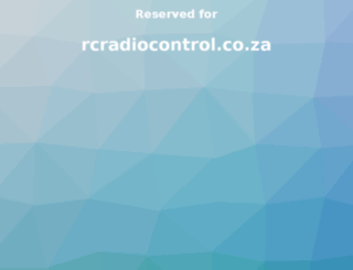 rcradiocontrol.co.za screenshot