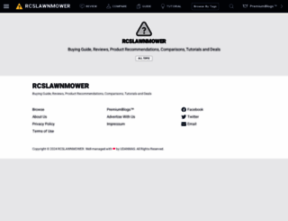 rcslawnmower.com screenshot