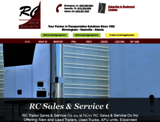 rctrailersales.com screenshot