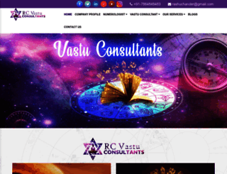 rcvastuconsultants.com screenshot