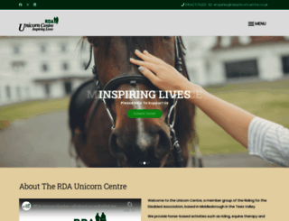 rdaunicorncentre.co.uk screenshot