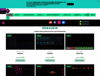 rdgaudio.com screenshot